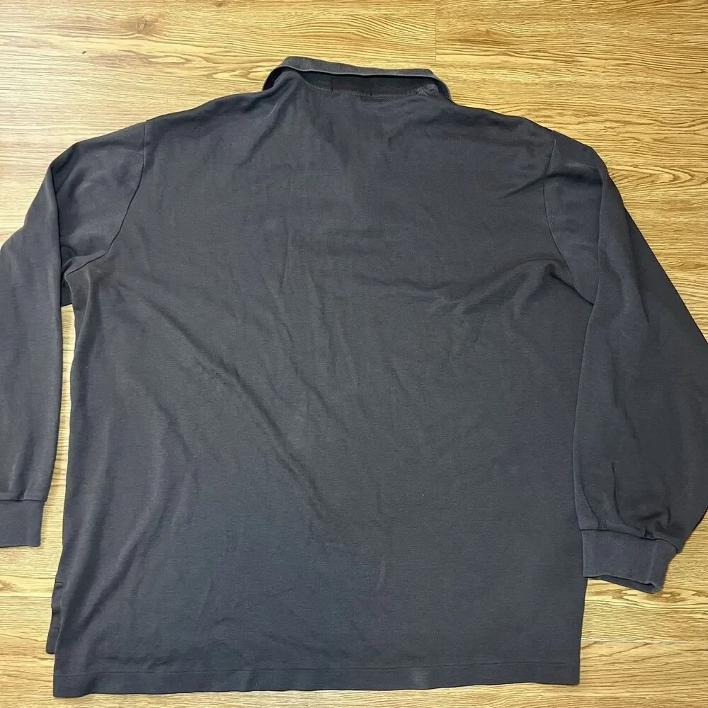 2 Polo Ralph Lauren Polo Shirt Long Sleeves Men’s Sz XXL Coal & Gray